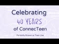 Celebrating 40 Years of ConnecTeen/Teen Line