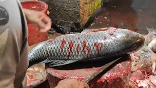 Giant Rohu FishCutting Skills By Expert Fish Cutter। Amazing Cutting Skills। Expert Cutter। Fish