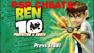 ben 10 protector of earth psp codes