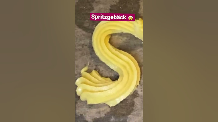 Spritzgebäck ganz einfach selber machen - Rezept auf meinem Kanal