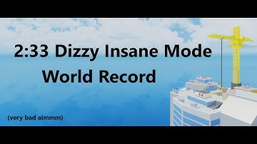 Dizzy Insane Mode World Record (2:33) with insane bad aim // Roblox Arsenal World Record