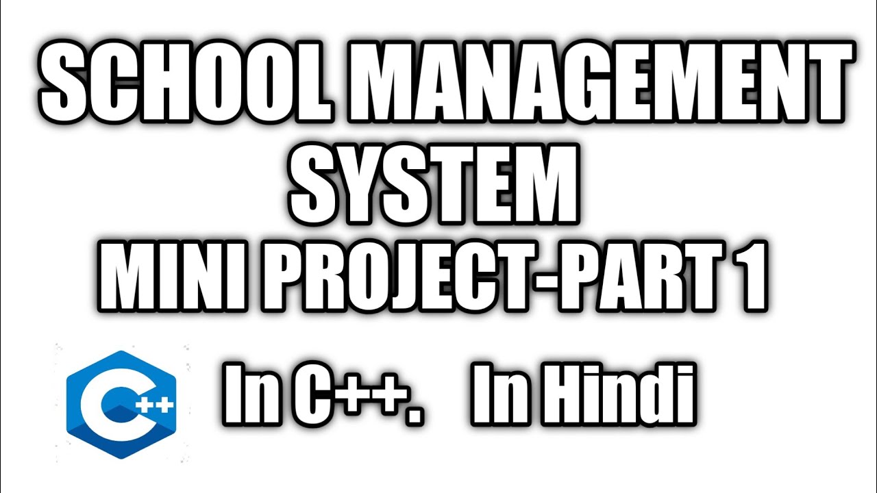 Student Record Management System (MINI PROJECT). in C++ | Part-1|In ...
