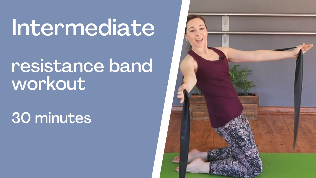 Intermediate theraband pilates workout YouTube