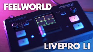 Feelworld Livepro L1 Full Review - Live Streaming Multi Format Video Mixer