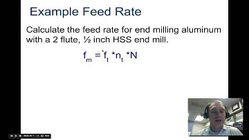 Speeds & Feeds Part 2