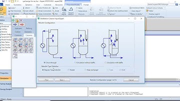 Short Simulation on Distillation Column HYSYS v8.8