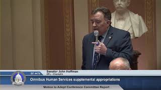 Senator Hoffman on the moral test of government