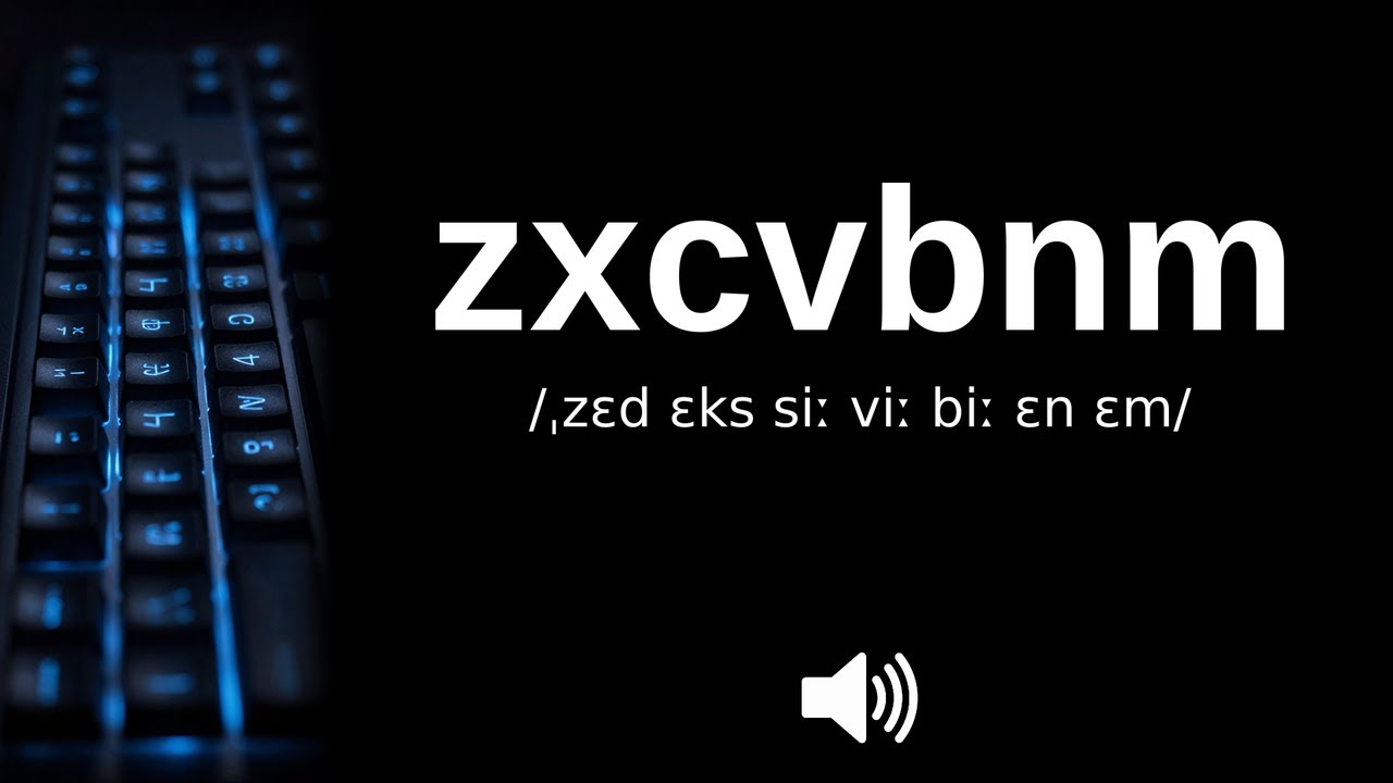 nozominnn♡ How to pronounce zxcvbnm (CORRECTLY!) - YouTube
