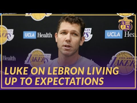 Lakers Interview: Luke Walton Talks About LeBron Passing Wilt and Living Up to Expectations
