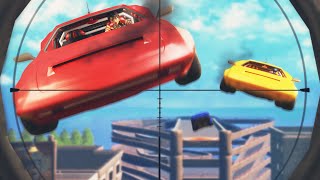 Snipers vs Cars #FortniteCreative
