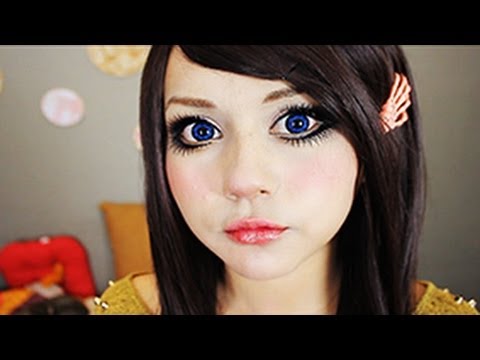 Maquillaje De Muneca De Porcelana Miku Disfraz Cosplay Youtube