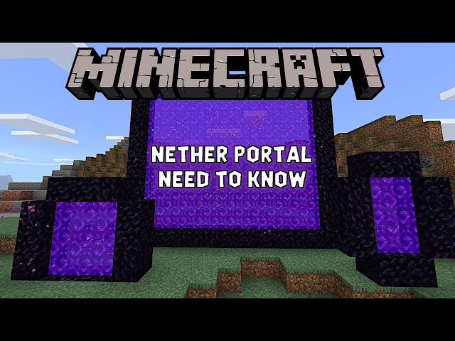 How to Make a Nether Portal in Minecraft