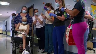 12-year-old leaves Mass. hospital after leg amputation