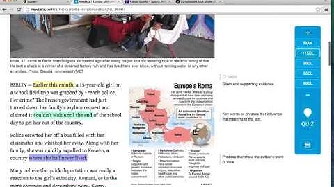 How to annotate on newsela