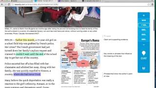 How to annotate on newsela