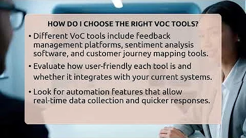 How Do I Choose The Right VoC Tools? - Customer Support Coach