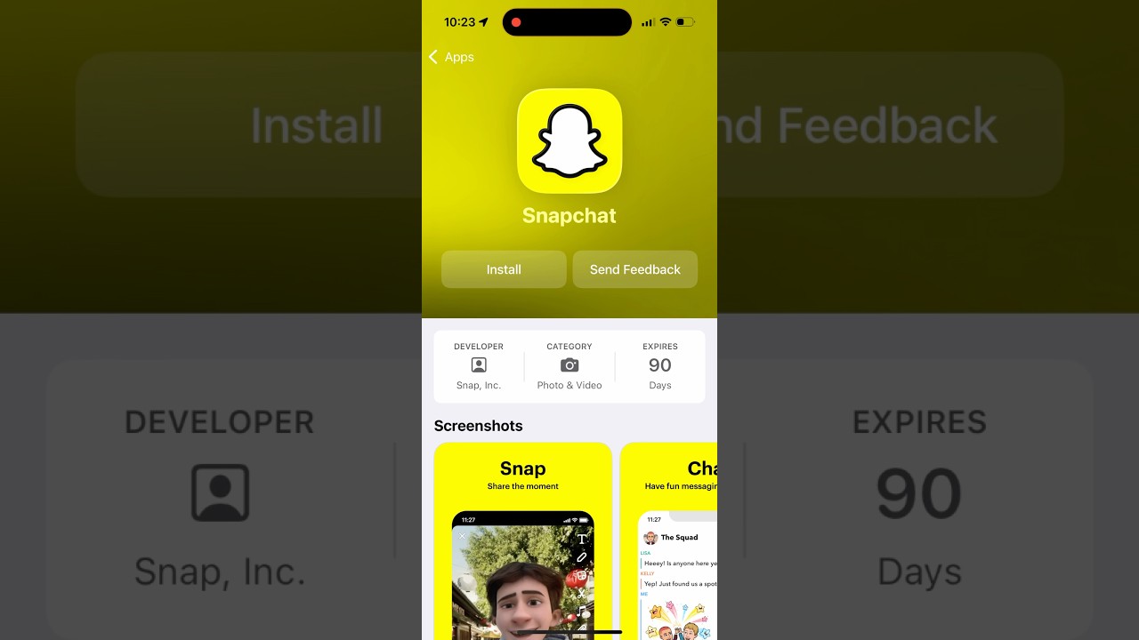 Installing Snapchat Beta on iPhone – First Look! 👻 