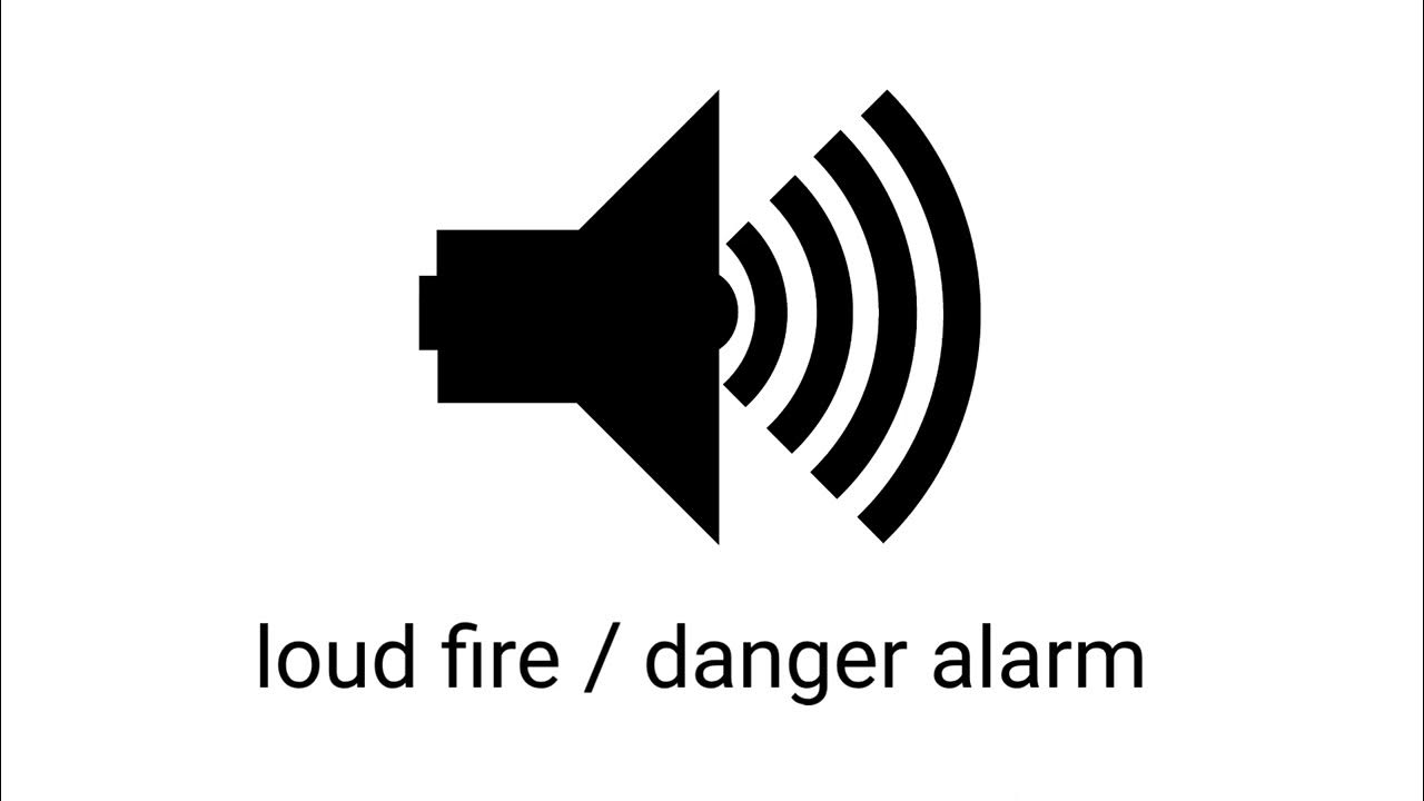 loud fire / danger alarm sound effect (royalty free) YouTube