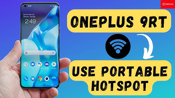How to Enable Portable Hotspot in OnePlus 9rt - Share Network