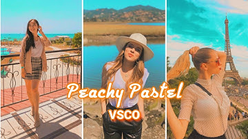 Tutorial VSCO - Edit Foto Filter Peachy Pastel | VSCO Fullpack