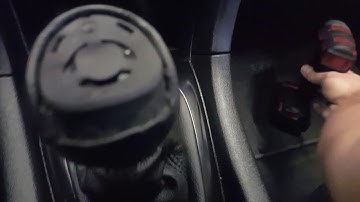 Saab 9-3 shift knob removal
