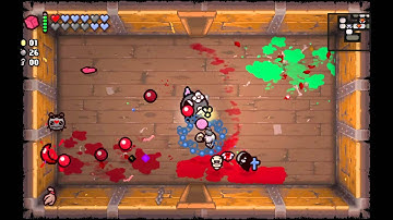 The Binding of Isaac: Rebirth - Guppy + Lord of the Flies, No Damage Chest Run