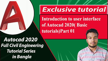 Introduction to user interface of Autocad 2020( Autocad Basics) Part 01
