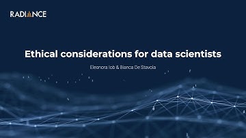 Ethical Considerations for Data Scientists