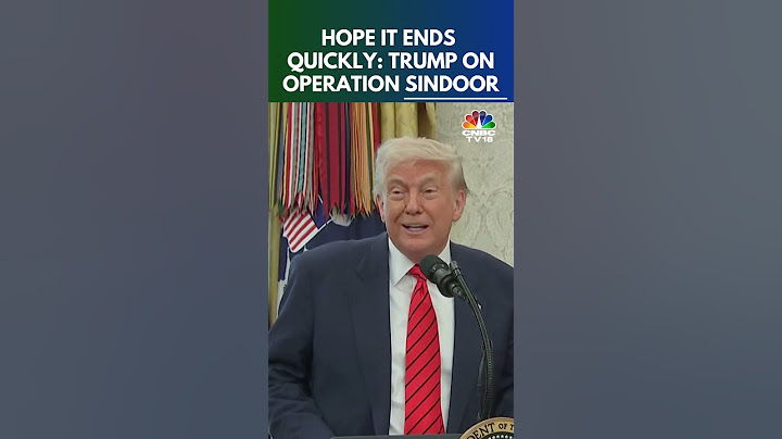 Hope It Ends Quickly: Trump On India's Strikes On Terror Bases In Pakistan | N18G | CNBC TV18