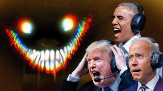 US Presidents Play Backrooms Escape Together