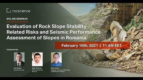 Rocscience webinar - earthquake dynamic modelling
