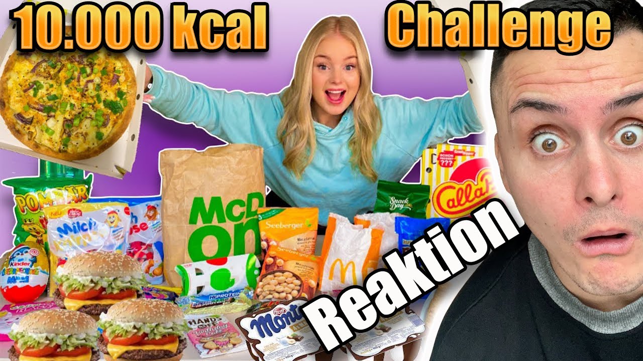 WTF?! Sie isst 10.000 Kalorien in 24 STUNDEN alleine? 🤯🍟🍔 I The Franklin Reaktion