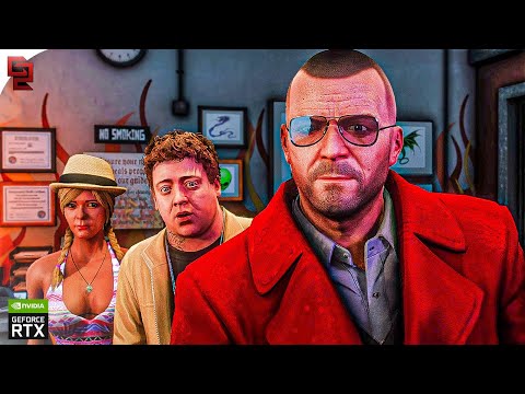 GTA V: &rsquo;Reuniting the Family&rsquo; Mission RTX™ 3090 Gameplay - Max Settings - Ray-Tracing Graphics MOD