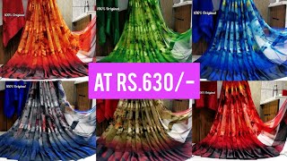 Stylish Soft Georgette Sarees with Satin Patta Border | At Rs.630/- only & Free Shipping✌💥 screenshot 5
