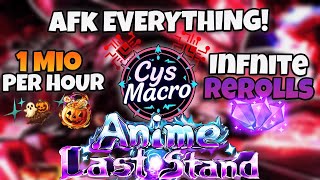 *NEW* HOW TO MACRO IN ANIME LAST STAND HALLOWEEN UPDATE GUIDE TO AFK (Infinite Rerolls) | Roblox ALS screenshot 5