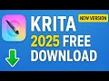 How to Download Krita Free 2025 || New Latest Version Download for Windows 10/11 | krita dl