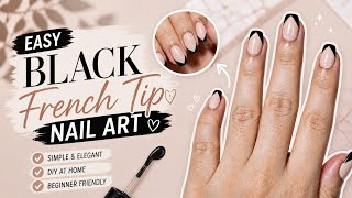 Easy French Tip Nails for Beginners ✨