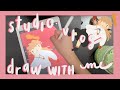 ☆ (somewhat) studio at home vlog ep. 1: draw with me on iPad using procreate!