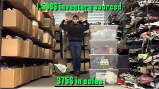 Day in the life of a full time eBay seller (1,500$ Goodwill Bins Profit trip)