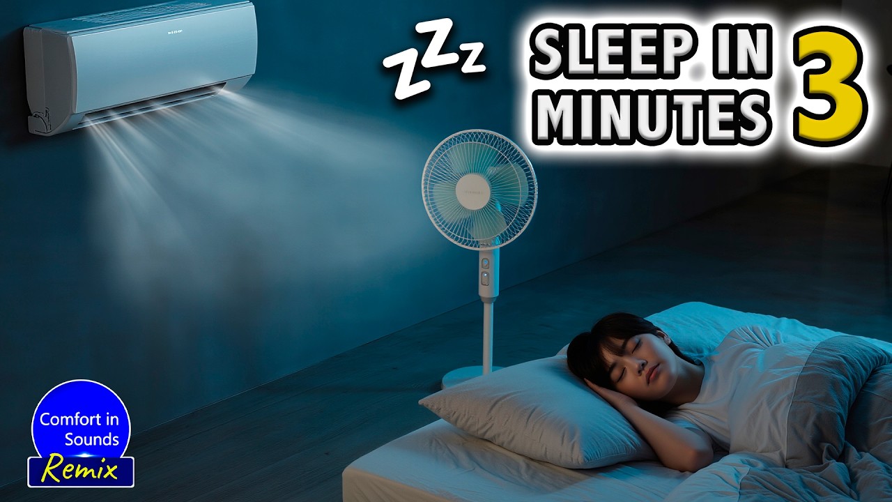 Уютный белый шум для сна – шум кондиционера и вентилятора | 10 часов на всю ночь