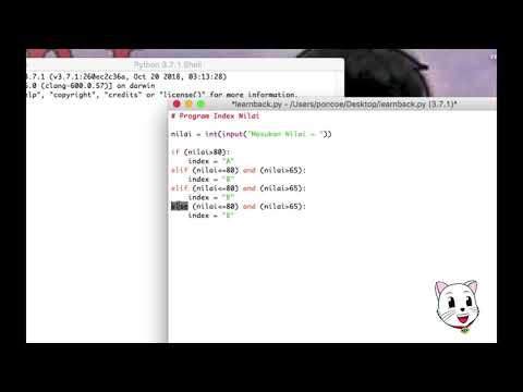 Python Program - Percabangan Index Nilai