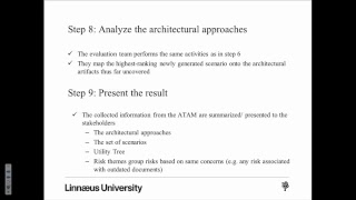 Lecture 2DV604 - Architecting for Quality