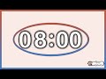 8 Minute Timer ⏱️ | Lo-Fi Background Music | Pulsing Oval | Bledsoe Teacher Tools