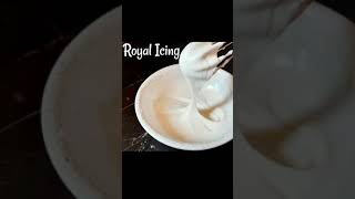 Easy Royal Icing recipe for Cookies #shorts