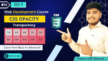 Opacity in CSS | Transparency | Opacity vs RGBA | Web Development Course | TechLoji