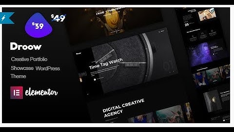 Droow - Ajax Portfolio WordPress Theme