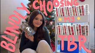 BLINDLY choosing my december tbr! ✨