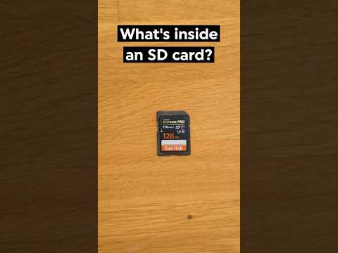 What’s inside an SD card ? 😱