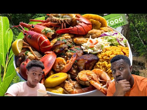 EXTREME RIVER DINING EXPERIENCE IN JAMAICA #streetfoodsaturdays #tallonnzeparti