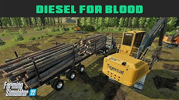 Diesel For Blood 90 (Final Episode) - Time-lapse Logging - Farming Simulator 2022 - FDR Logging